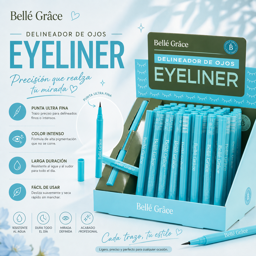 OFERTA DELINEADOR LIQUIDO AZUL  BM0028