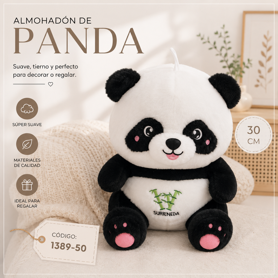 PELUCHE PANDA SURENESS 30CM 1389-50