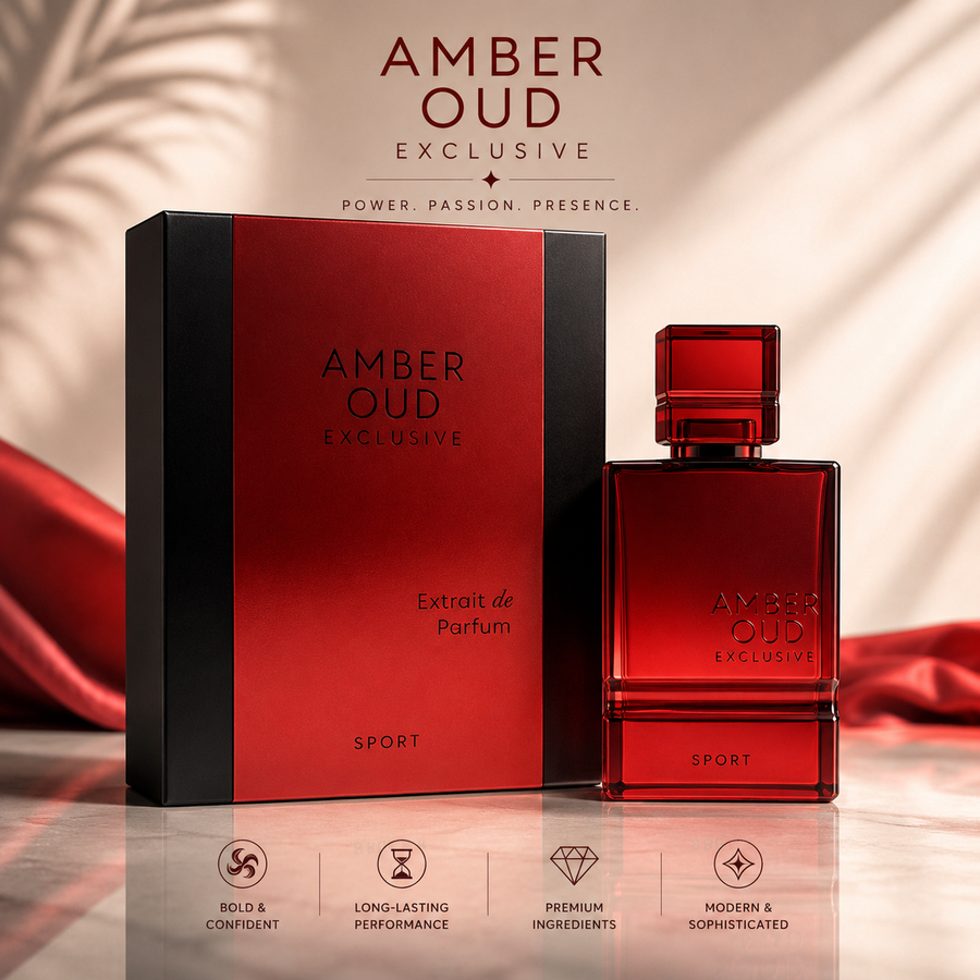 AMBER OUD EXCLUSIF EXTRAIT DE PARFUM SPORT 60ML PERFUME