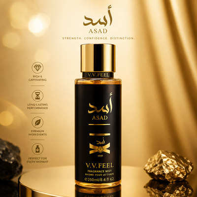 ARABE ASAD NEGRO V.V.FEEL 250ML VF25-13 KC1085 BODY SPLASH PERFUME