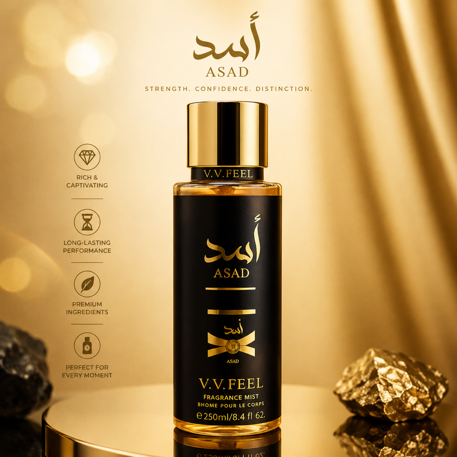 ARABE ASAD NEGRO V.V.FEEL 250ML VF25-13 KC1085 BODY SPLASH PERFUME