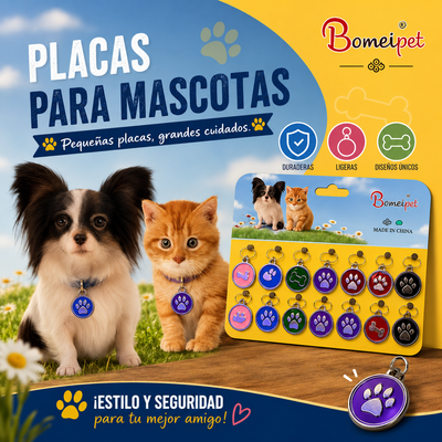 CHAPITA PARA MASCOTAS AF12250