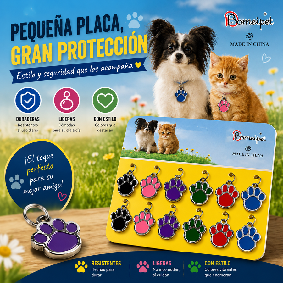 CHAPITA PARA MASCOTAS AF12250