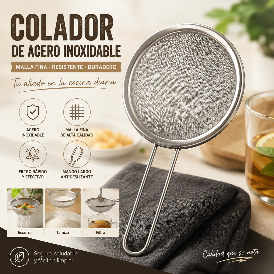 COLADOR MALLA 12CM AF-1000153
