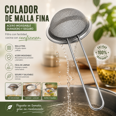 COLADOR MALLA 8CM AF-1000154