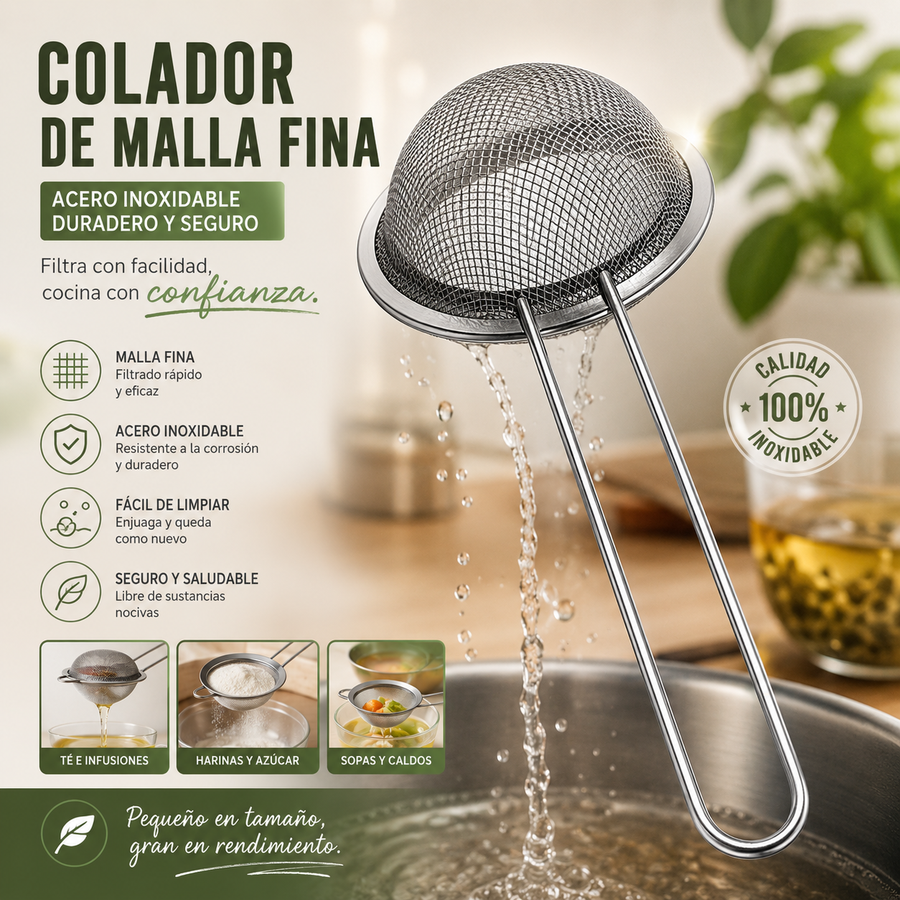 COLADOR MALLA 8CM AF-1000154