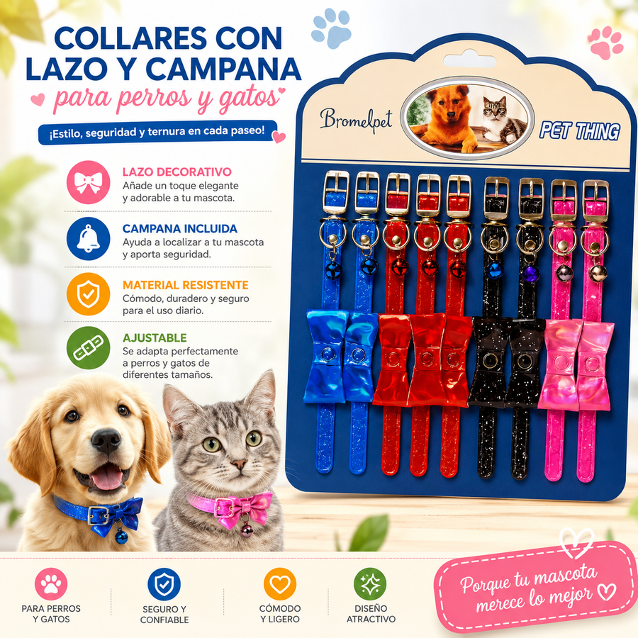 COLLAR CON CAMPANA&MONO