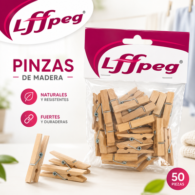 BROCHE MADERA MINI MARRON LFFPEG AF10531
