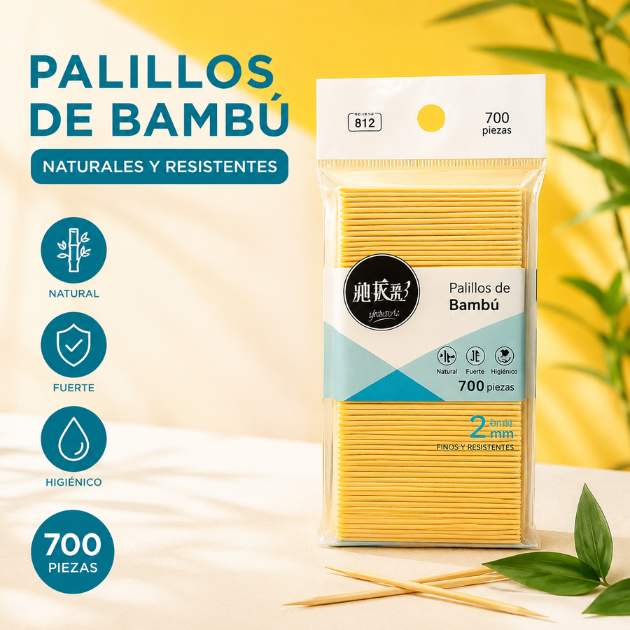 BAMBOO TOOTHPICKS YAYICAI 700 GK086