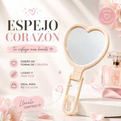 ESPEJO CORAZON HONGLI AF-12482