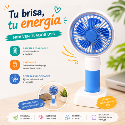 MINI VENTILADOR MINI FAN C-8
