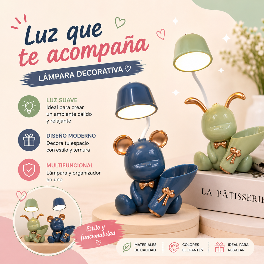 LAMPARA CONEJO OSO COS606