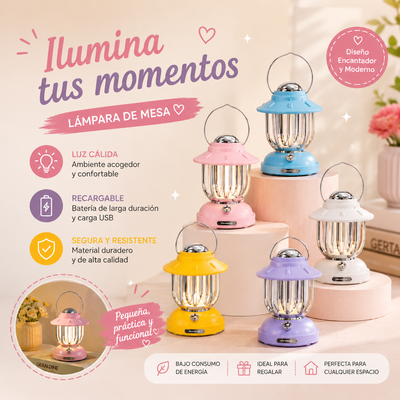 LAMPARA DE MESA CAMPING LIGHT CS331 AF-13468