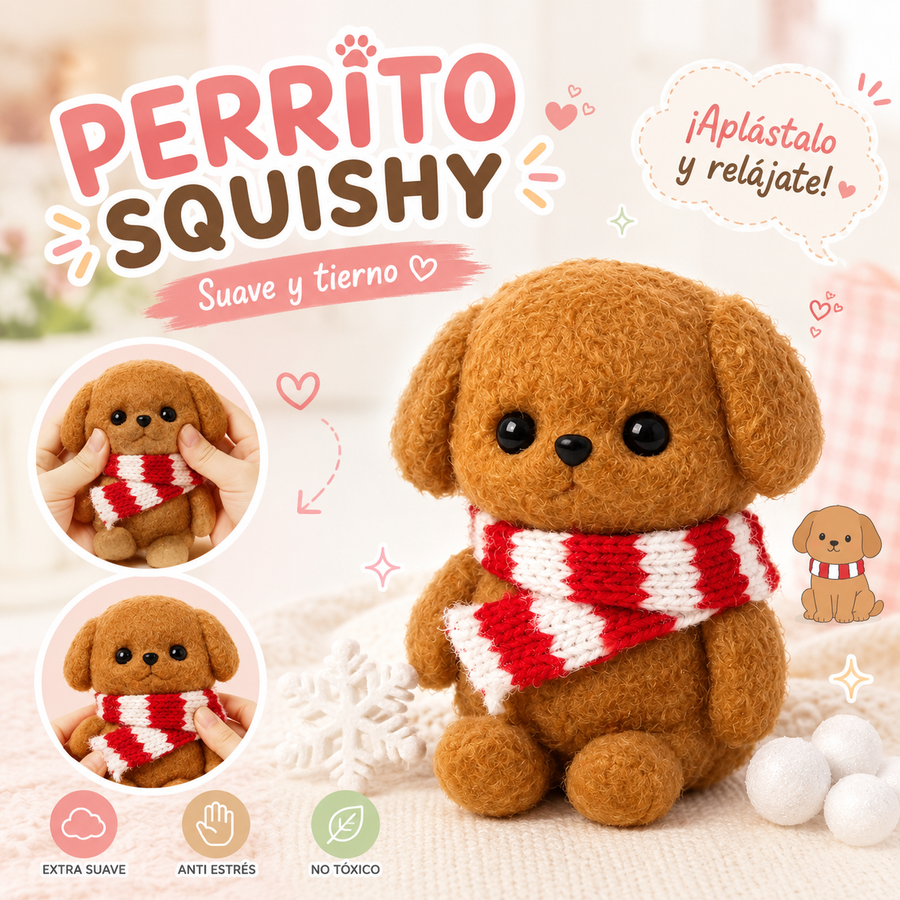 SQUEEZE PERRITO CON BUFANDA SQH-003