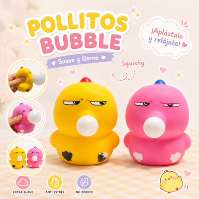 POLLITO EXPLOTA-BURBUJAS ANTIESTRES SQH-002