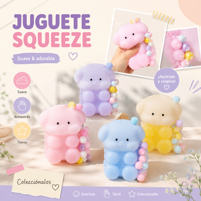 SQUEEZE PASTEL PUPPY PERRO SQH-003