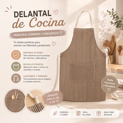 DELANTAL COCINA WA532