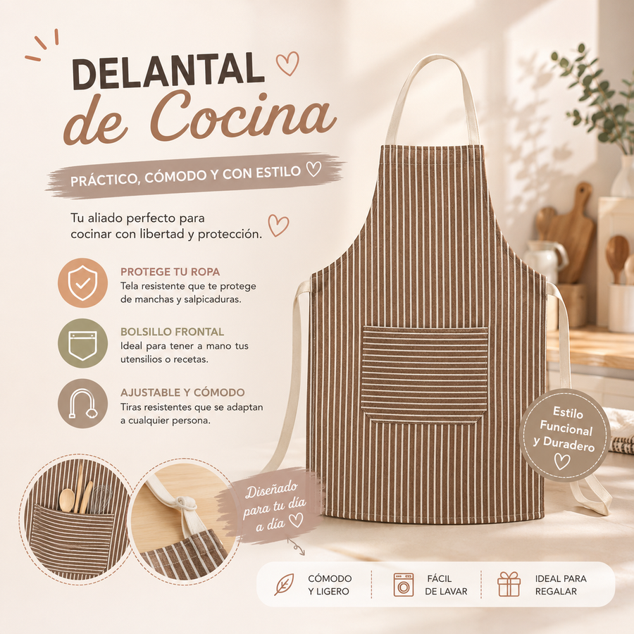 DELANTAL COCINA WA532