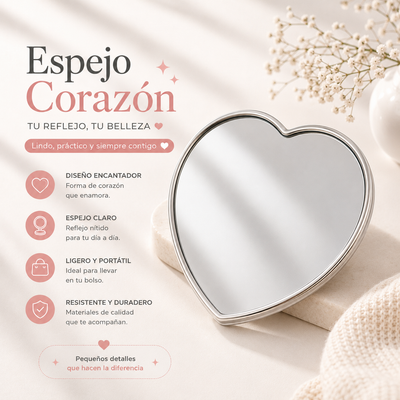 ESPEJO CORAZON   AF-12478