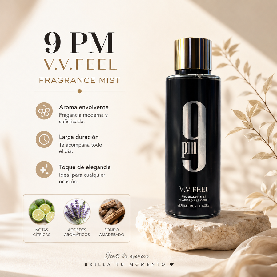9PM NEGRO V.V.FEEL 250ML  VF25-2 PERFUME BODY SPLASH