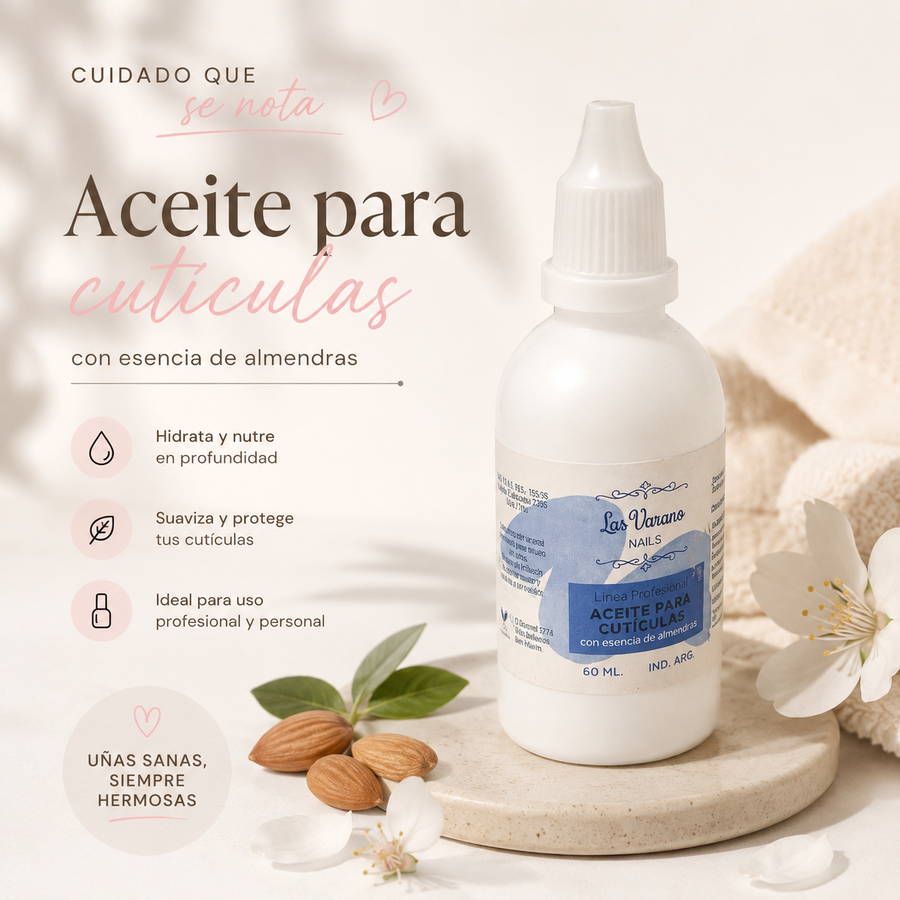 ACEITE PARA CUTICULAS LAS VARANO 60ML AC60