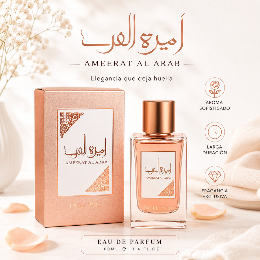 AMEERAT AL ARAB PRIVE ROSE  ASDAAF 100ML KC646 PERFUME