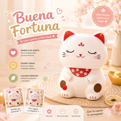 GATO DE LA SUERTE C/CABEZA GRANDE MLY23073
