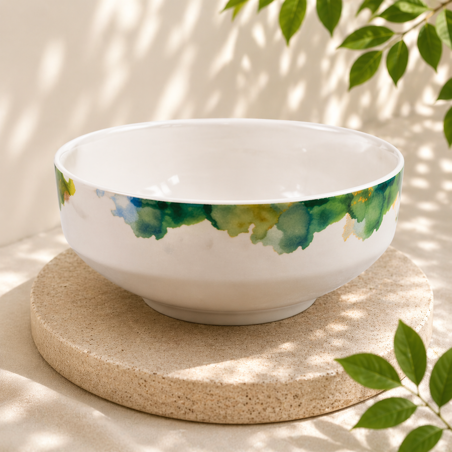 100%MELAMINA BOWL ESMALTADA LINEA FLORA 12*H5cm 30498