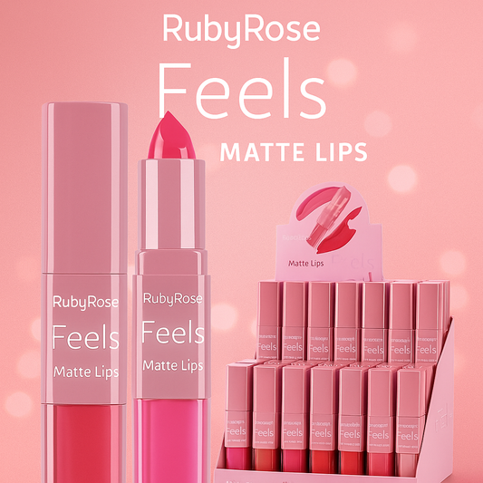 LABIAL DOBLE FEELS RUBYROSE HB-8608