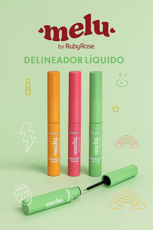 RIMEL MASCARA DE PESTANA MELU RUBYROSE HB-515