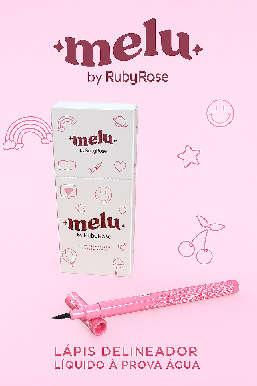 DELINEADOR LIQUIDO MELU RUBYROSE HB-094