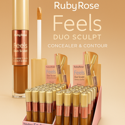 FEELS DUO SCULPT CONTORNO/CORRETIVO HB-8101