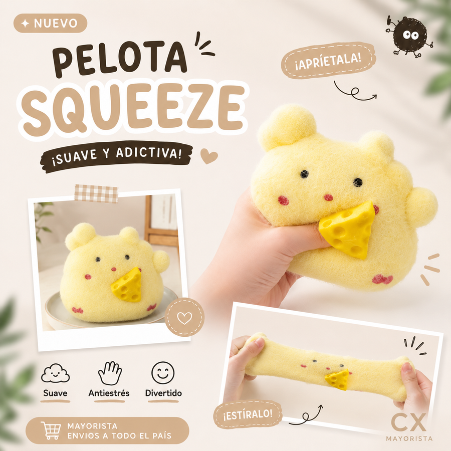 SQUEZZE RATITA CON QUESO