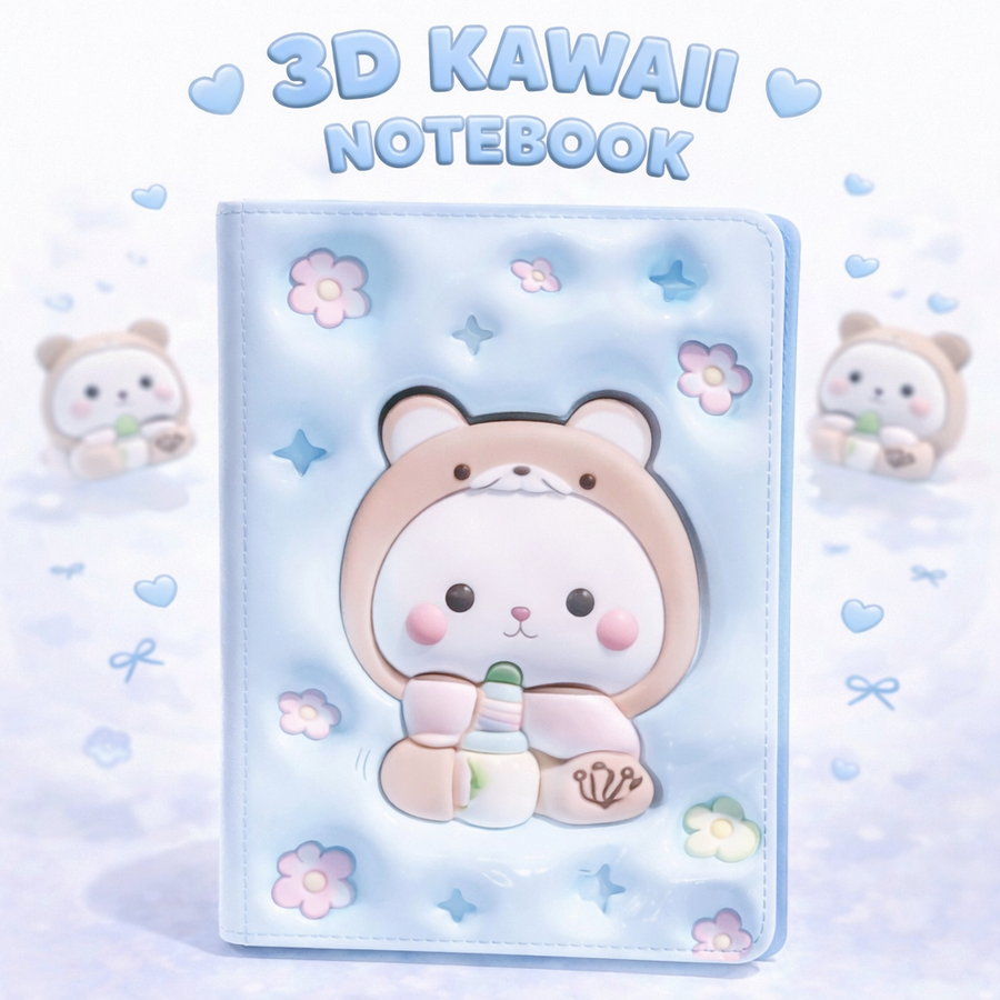 CUADERNO RELIEVE 3D NENE WB-95561-9