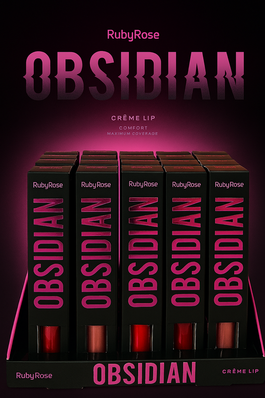 MATTE LIP CREAM OBSIDIAN RUBYROSE HB-7100