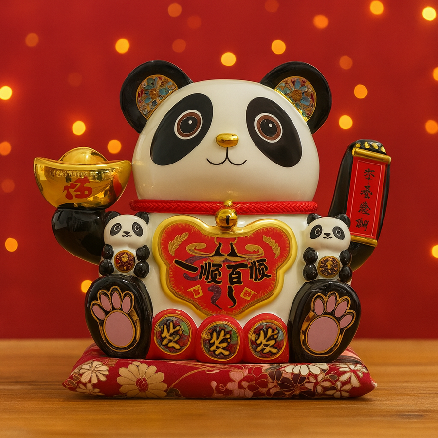 CERAMICA PANDA 11" 240210