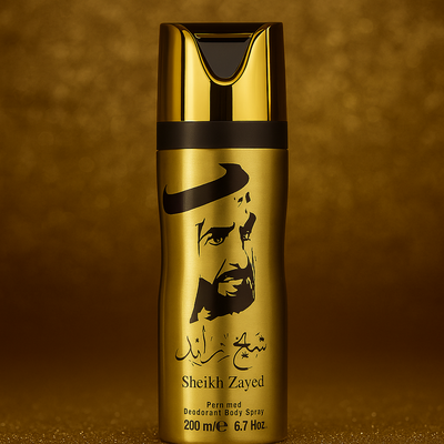 PERFUMED DEODORANT BODY SPRAY SHEIKH ZAYED 200ML