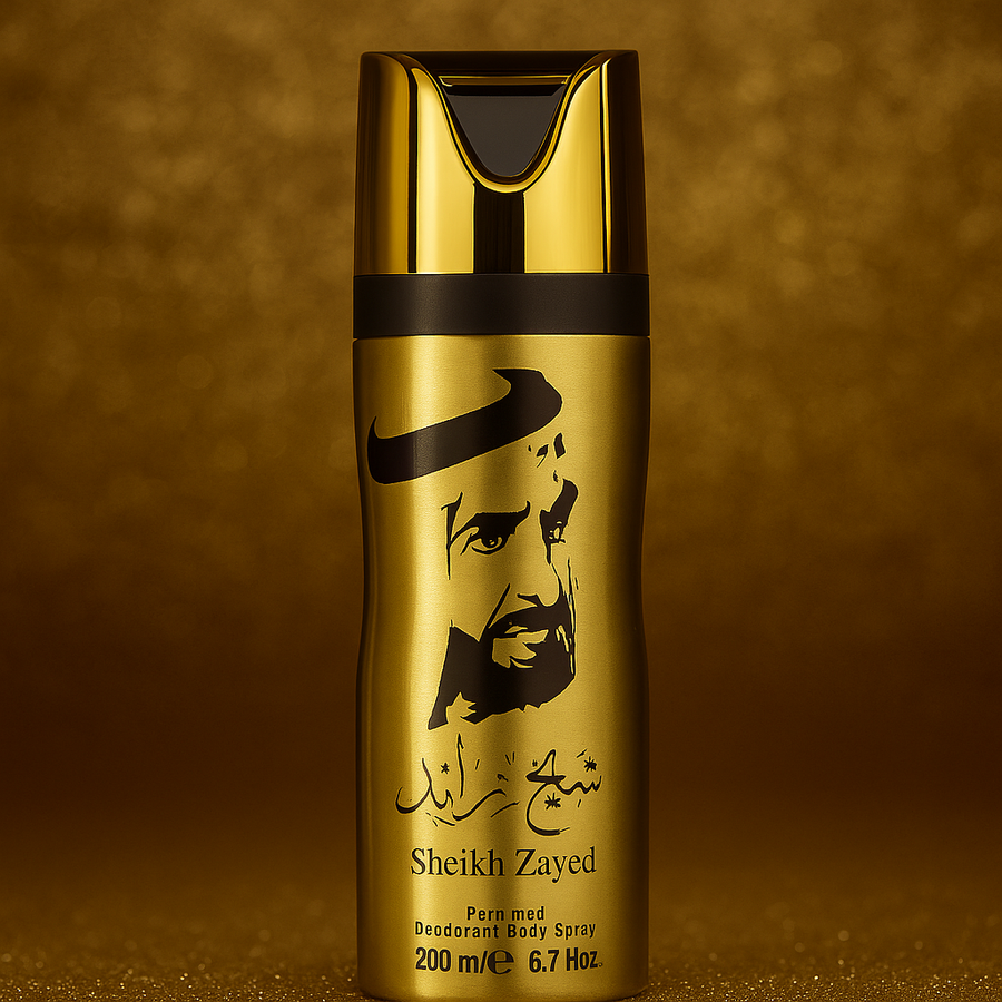 PERFUMED DEODORANT BODY SPRAY SHEIKH ZAYED 200ML