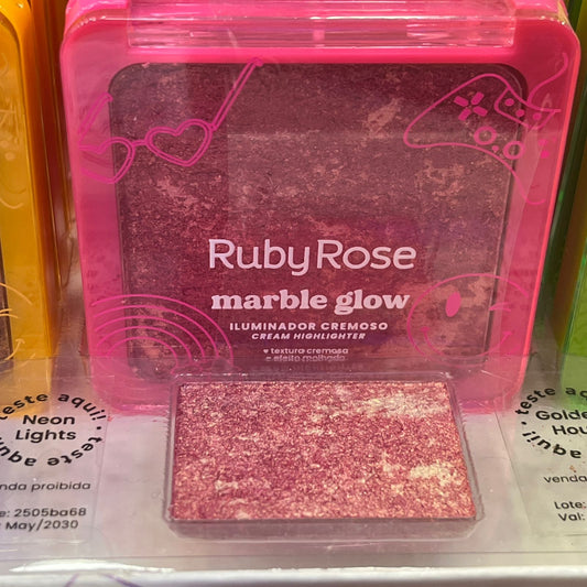 ILUMINADOR CREMOSO MARBLE GLOW RUBYROSE RR-F860