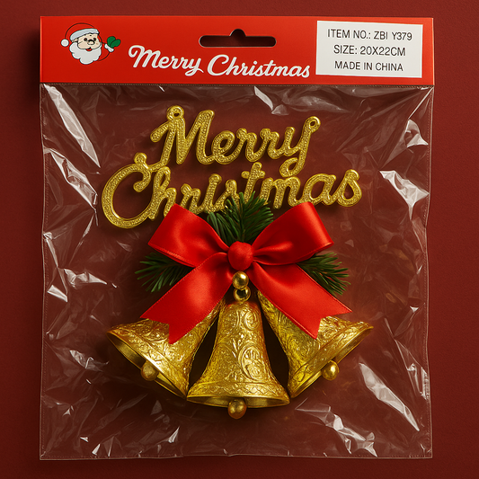 3 CAMPANAS NAVIDAD ADORNO JBL-9298