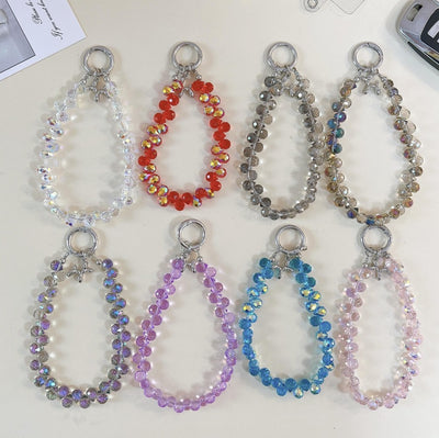 LLAVERO COLGANTE DE CUENTAS CRISTAL WA-14