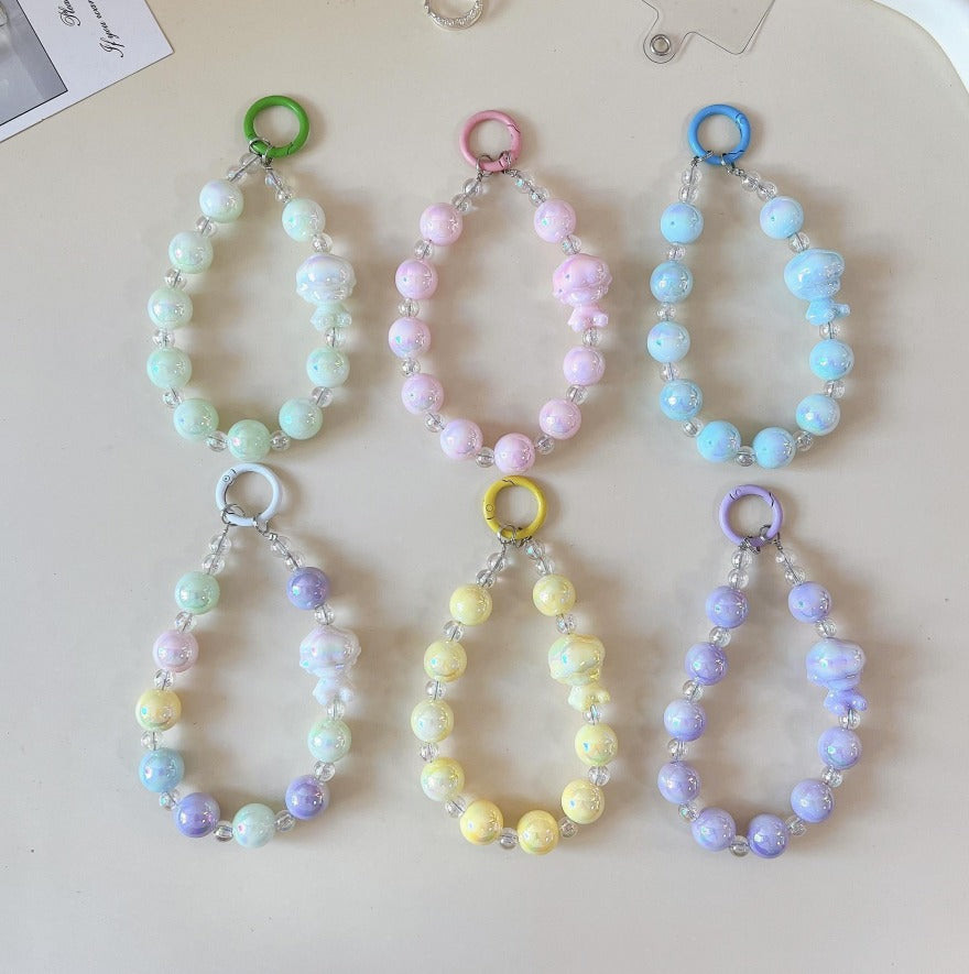PULSERA LLAVERO DE CUENTAS CON MUNECO WA-21