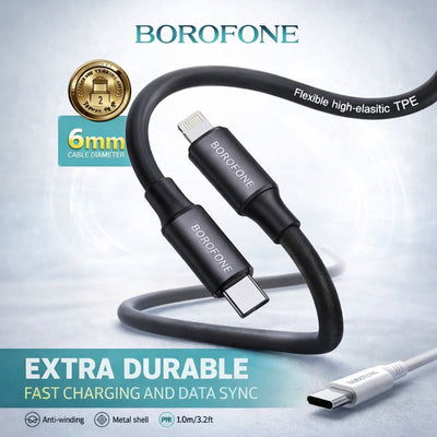 CABLE BOROFONE EXTRA DURABLE 6MM
