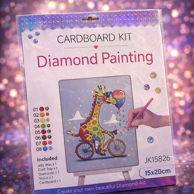 CARDBOARD KIT DIAMOUD PAINTING 15C20CM 24028