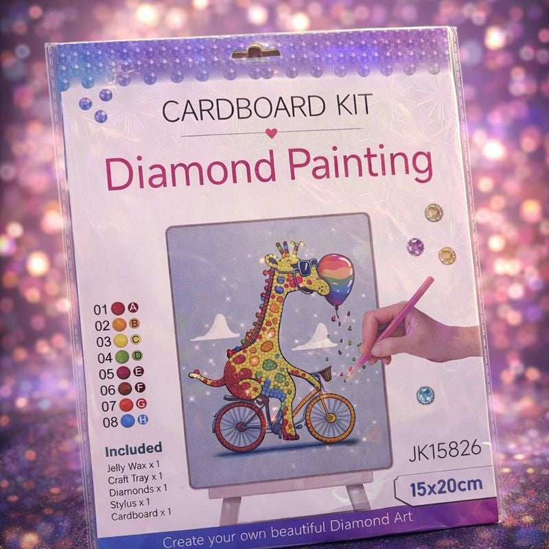 CARDBOARD KIT DIAMOUD PAINTING 15C20CM 24028