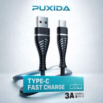 CABLE TYPE C USB PUXIDA E-36 3A