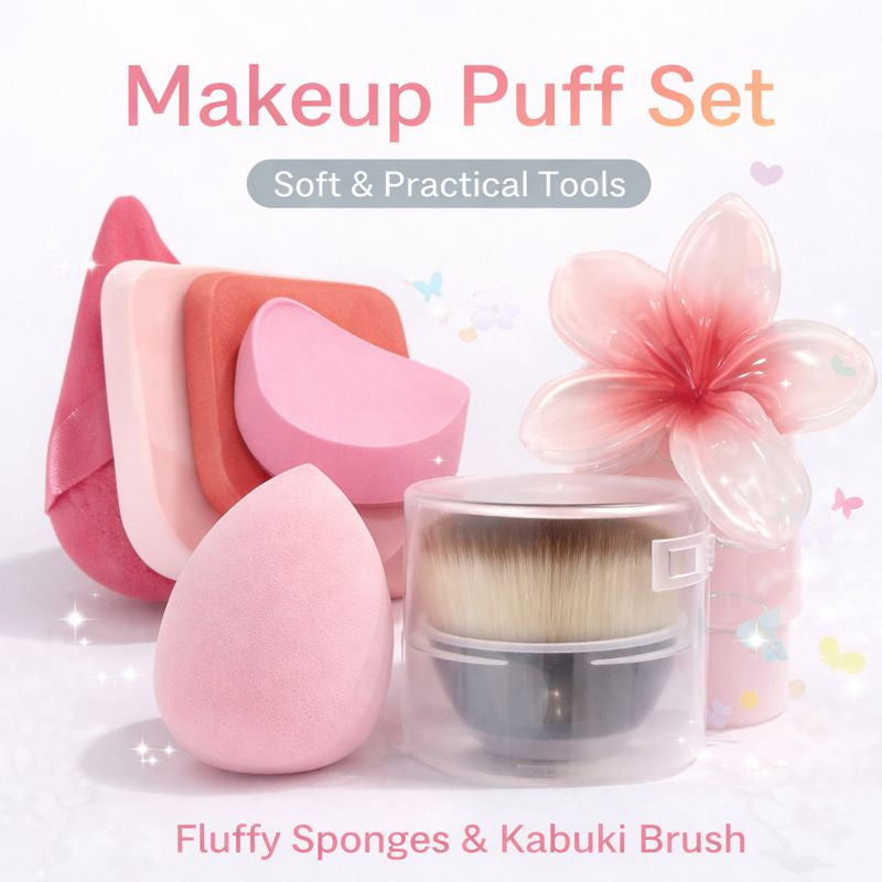 KIT DE ESPONJA C/BROCHE 7PCS MEIQILAM CX-011