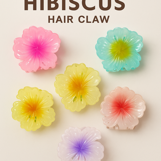 BROCHE FLOR HAWAINA 8CM 3631-1/2/3/4/6/7