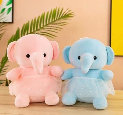PELUCHE ELEFANTE CON FALDA 30CM 1389-23