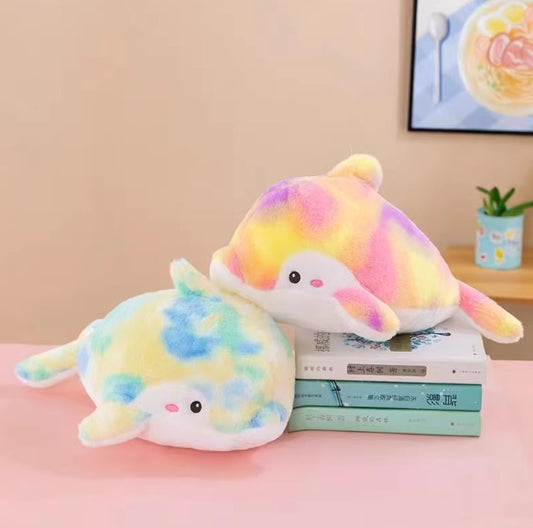 PELUCHE DELFIN MUTI COLOR 30CM 1389-32